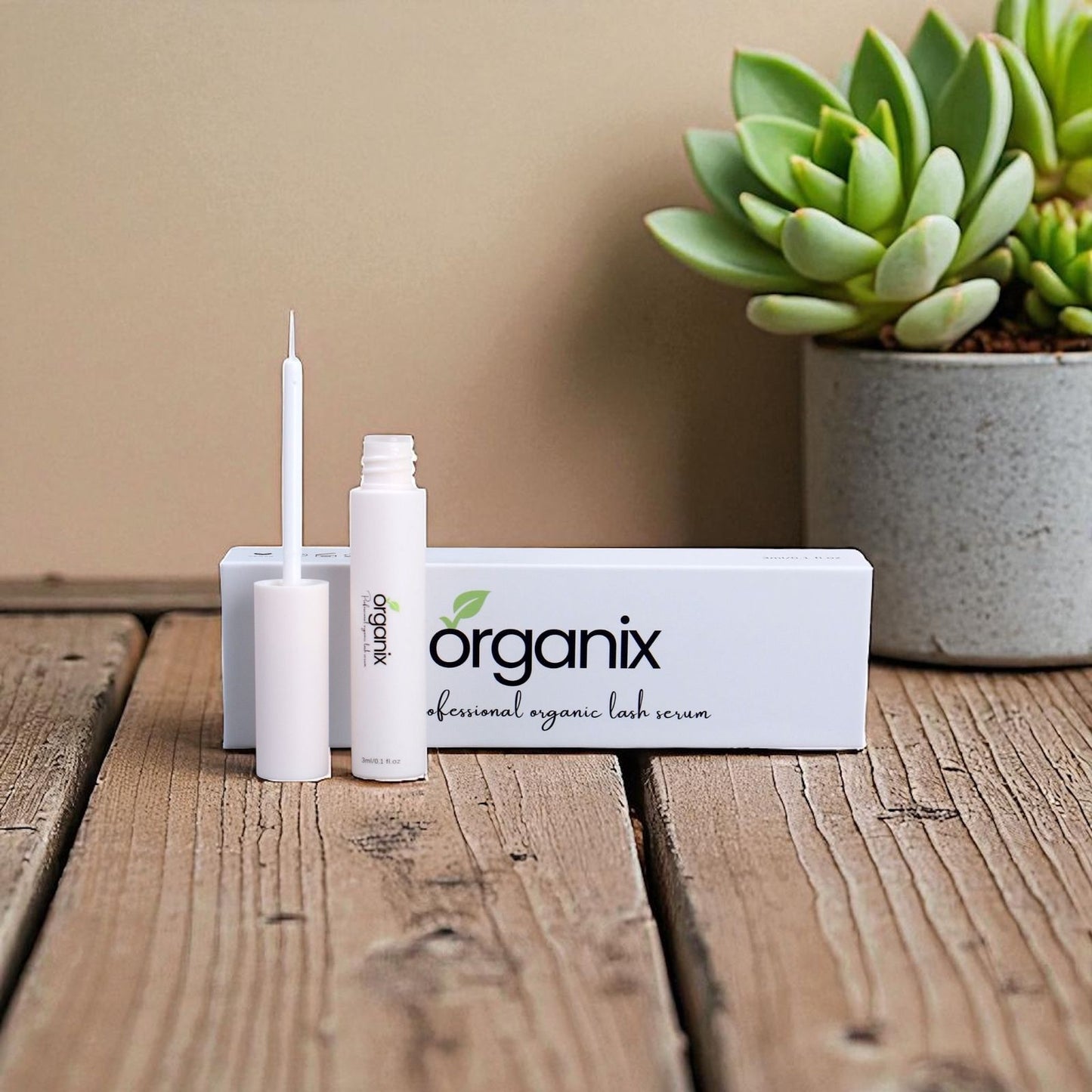 Oragnic lash growth serum