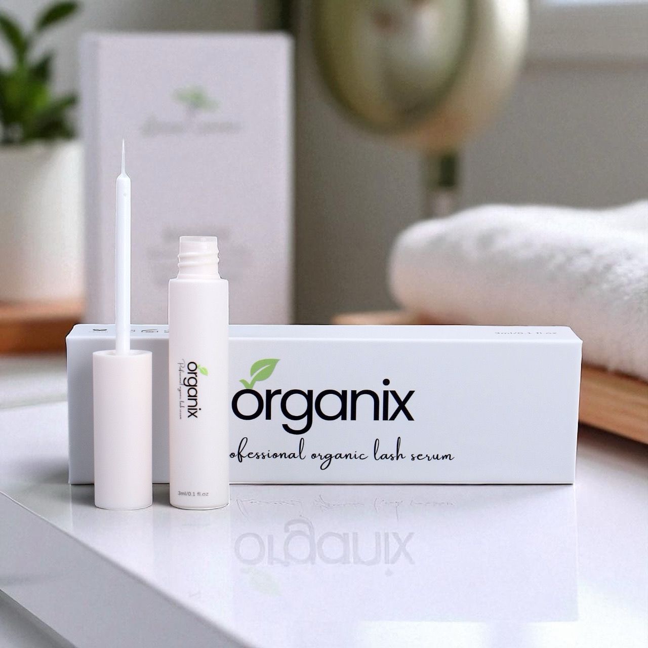 Oragnic lash growth serum